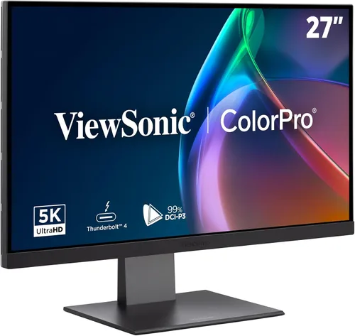 Vista 10 de ViewSonic VP2488-4K Monitor IPS 4K UHD de 24 pulgadas, Thunderbolt 4, USB-C