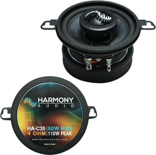 Vista 2 de Harmony Audio HA-C35 Car Stereo Carbon 3.5" Reemplazo 110W Altavoces de audio