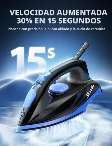 Vista 2 de Sundu Plancha de vapor con suela de cerámica y ráfaga de vapor