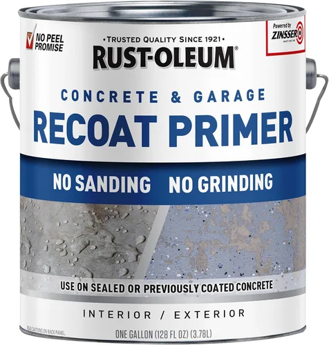Vista 7 de Rust-Oleum - Imprimación para concreto y garaje, gris, 1 galón, paquete