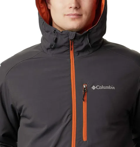 Vista 4 de Columbia Gate Racer Softshell para hombre, tiburóncosechadora, talla XL