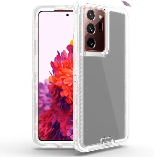 Vista 12 de Funda Anloes para Samsung Galaxy Note 20 5G, funda para teléfono resistente, a prueba de golpes y polvo, 3 en 1 con protector de goma