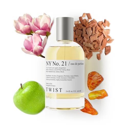 Vista 23 de Twist - Addicted No. 3 - Eau De Parfum inspirado en Y. Black Opium, Perfume de larga duración para mujer, Ámbar y Vainilla, Vegano, Ingredientes