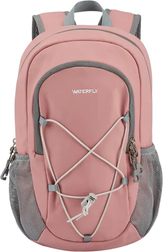 Vista 17 de WATERFLY Mochila de Senderismo Pequeña de 12L: Mochila de Día Ligera Bolsa de Viaje Camping Fitness Ciclismo Deportes al Aire Libre Mochila Diaria