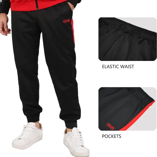 Vista 3 de Conjunto de trajes deportivos para hombre 2 piezas con cierre completo para hombre
