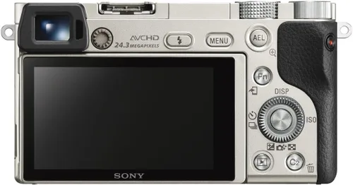 Vista 2 de Sony Cámara digital sin espejo Alpha a6000 - Solo cuerpo (plateado) - Versión internacional (sin garantía)