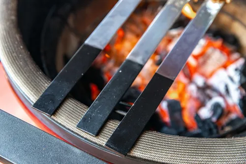 Vista 7 de India's BBQ - Juego de 5 pinchos para barbacoa de acero inoxidable de 1 pulgada de ancho, juego de 5 palitos planos de alta resistencia para asar