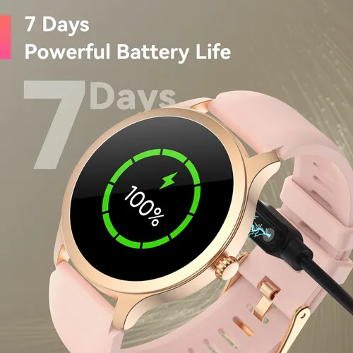 Vista 6 de Reloj inteligente para mujer, contador de calorías, monitor de sueño, IP68, impermeable, podómetro, contador de calorías, monitor de actividad