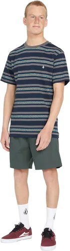 Vista 3 de Volcom Pantalones cortos con cintura elástica Villa Rue para hombre