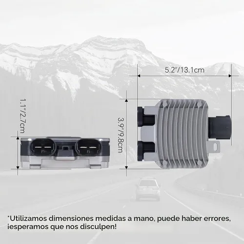 Vista 8 de Módulo de control de ventilador de refrigeración compatible con Volvo S60 S80 V40 V60 XC60 XC70; Land Rover Evoque Freelander II; Ford Galaxy
