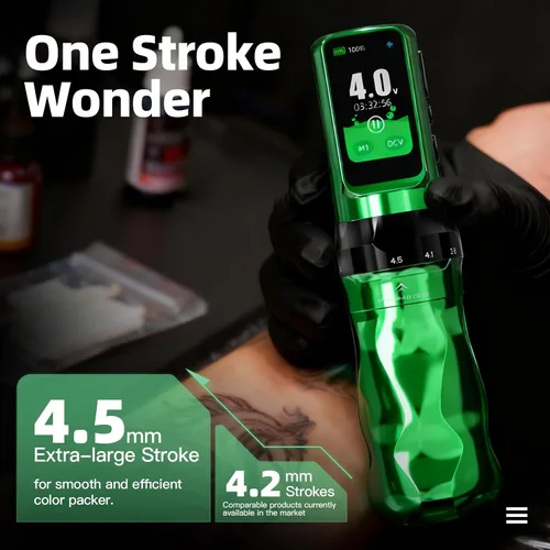 Vista 4 de Mast Tattoo Máquina de tatuaje inalámbrica Fold Pro Negro