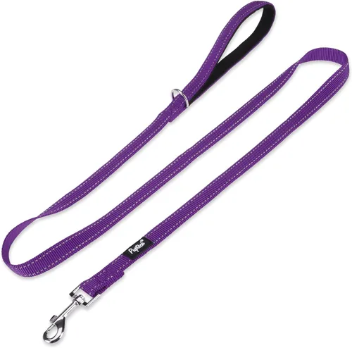 Vista 22 de PUPTECK Correa reflectante para perro con cómodo mango acolchado, correa de nailon duradera para perros pequeños, medianos y grandes, gatos Beige