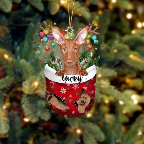 Vista 69 de Adorno de Navidad personalizado para perro Airedale Terrier en bolsillo de nieve, adorno para árbol de Navidad, idea de regalo para amantes