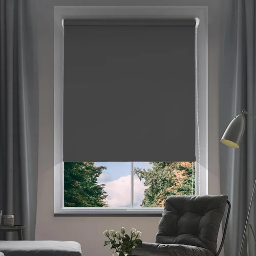 Vista 26 de NUTRO CHILL Persiana Opaca, Persianas Enrollables para Ventana con Aislamiento Térmico, Protección UV en Tela para Hogar y Oficina, Fácil de Instalar
