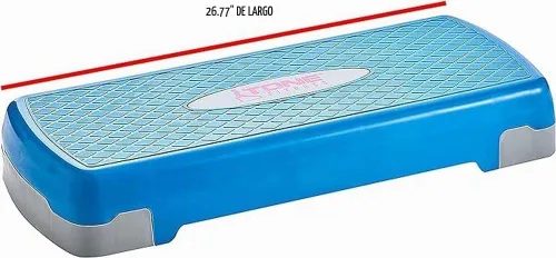 Vista 4 de Tone Fitness Plataforma de paso aeróbico compacta Paso de ejercicio