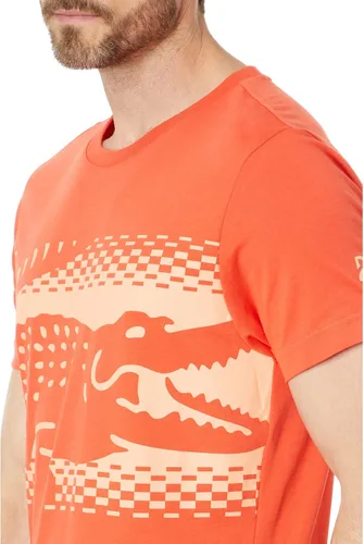 Vista 3 de Lacoste Regular Fit Graphic Training Tee