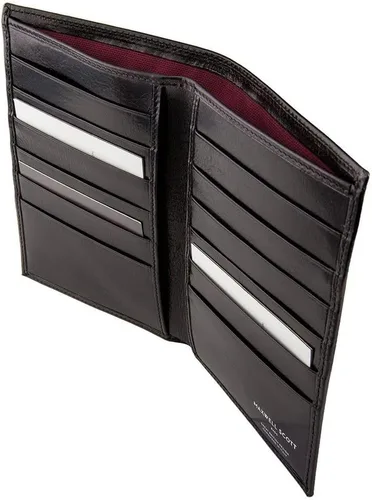 Vista 3 de Maxwell Scott - Cartera de piel de lujo RFID para hombre, con bolsillo, hecha a mano de piel premium, Pianillo RFID, Negro -, Classic