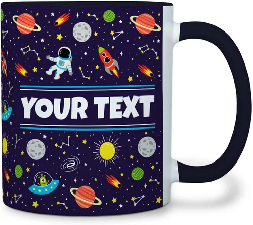 Vista 34 de Taza personalizada para niños – Mariposas – Nombre/texto personalizado, chocolate caliente de cerámica, cacao/taza de café para niñas, regalo