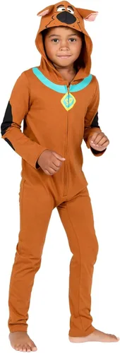 Vista 2 de Scooby-Doo Overol de cosplay con cremallera para recién nacidos a niños grandes