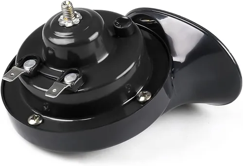 Vista 7 de 2 piezas de bocinas de tren súper fuertes, bocina doble de aire eléctrico de caracol para coche, kit de reemplazo de bocinas de aire impermeables