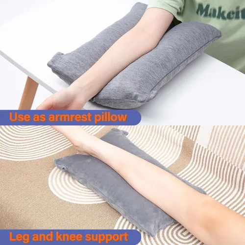 Vista 6 de 1 MIDDLE ONE Almohada de brazo de espuma viscoelástica para adultos y personas que duermen de lado, almohada de elevación de soporte para codo