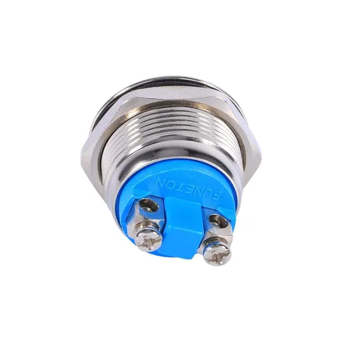 Vista 5 de Fydun - Interruptor de botón de metal de 0.748 in, interruptor momentáneo de bocina de botón de 12 V para interruptor de coche, interruptor