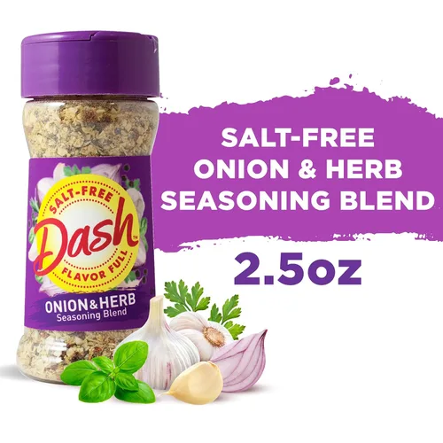 Vista 4 de Dash Mezcla de condimentos sin sal, cebolla y hierbas, 2.5 onzas (paquete de 8)
