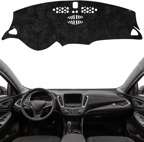 Vista 50 de Cubierta de tablero Tapete de salpicadero Compatible con Chevy Cruze 2015-2011 (para transmisión en la izquierda), Alfombra de salpicadero de coche