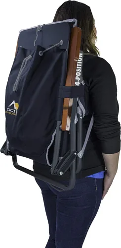 Vista 6 de [Usado] GCI Outdoor Wilderness - Mochila portátil reclinable para exteriores