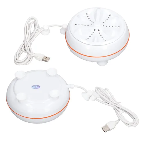 Vista 8 de Keenso Mini lavadora de la fuente de alimentación USB de la lavadora de la turbina blanca de 27W para la turbina ultrasónica portátil casera