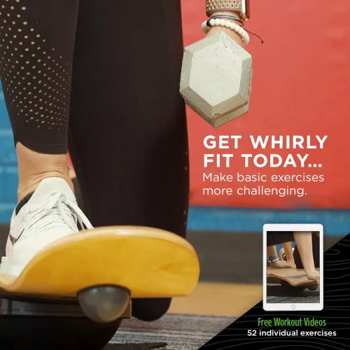 Vista 7 de Whirly Board Spinning Balance Board & Agility Training Equipment