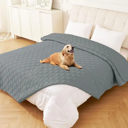 Vista 63 de Manta impermeable para cama de perro, mantas suaves para mascotas, funda impermeable para sofá para perros, fundas reversibles lavables para muebles