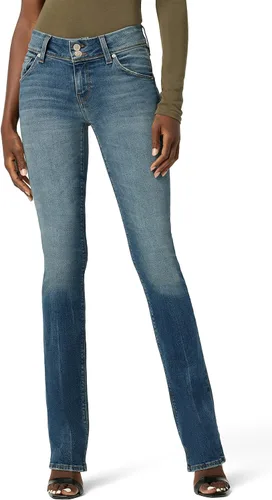 Vista 23 de HUDSON Jeans Beth Baby Bootcut para mujer con bolsillos traseros con solapa Acorn