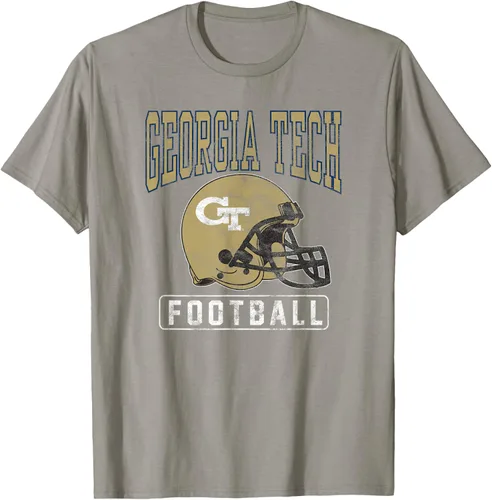 Vista 14 de Georgia Tech Yellow Jackets - Camiseta con casco de fútbol, Negro
