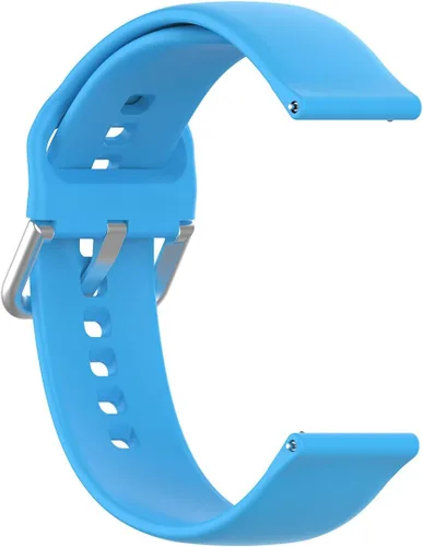 Vista 7 de ECSEM - Correa de reloj inteligente compatible con Popglory P22, correa de repuesto ajustable de silicona transpirable, correa deportiva