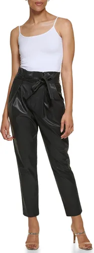Vista 4 de DKNY Pantalón de cintura Misses Paperbag para mujer
