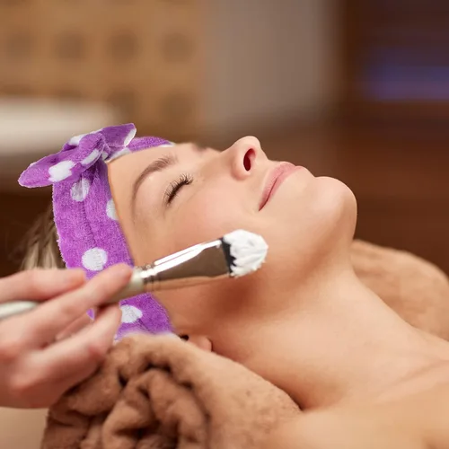 Vista 5 de Jexine 24 piezas de diademas faciales de spa para maquillaje, paquete de diademas para el cabello con lazo, diadema de pelo esponjosa y de felpa
