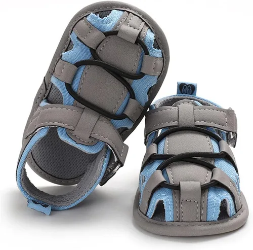 Vista 4 de Timatego Infant Baby Girls Summer Sandals with Flower Soft Sole Newborn Toddler First Walker Crib Dress Shoes