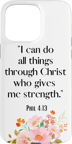 Vista 31 de I Can Do All Things Through Christ Jesus Philippians 4:13 Case for iPhone 17