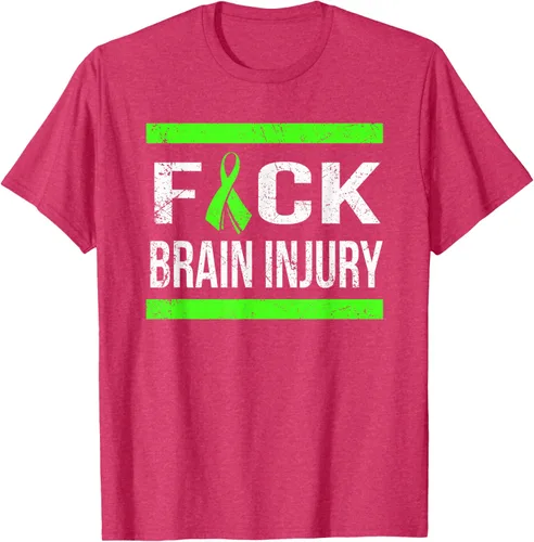 Vista 31 de Apoyo Daño cerebral Concienciación T Shirt, mujer L, Asphalt Negro