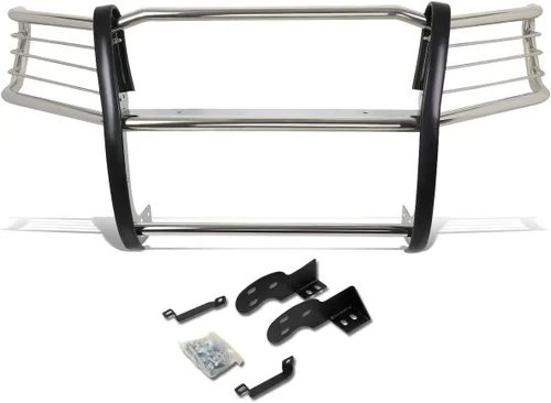 Vista 15 de DNA Motoring GRILL-G-064-BK - Protector de rejilla para parachoques delantero, color negro, compatible con Rav4 01-05