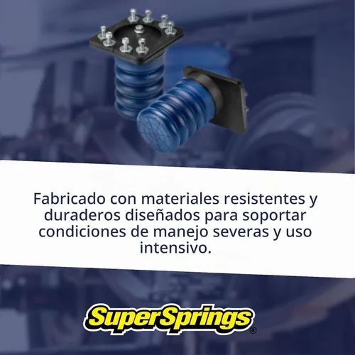 Vista 7 de SuperSprings SSR-307-40 SumoSprings Trasero para Dodge RAM 1500, Azul, 1000 libras.