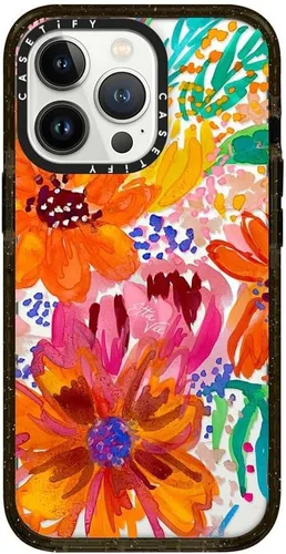 Vista 55 de CASETiFY Impact - Funda para iPhone 13 [protección contra caídas de 6.6 pies/compatible con Magsafe] Black Kingsnake, color negro transparente