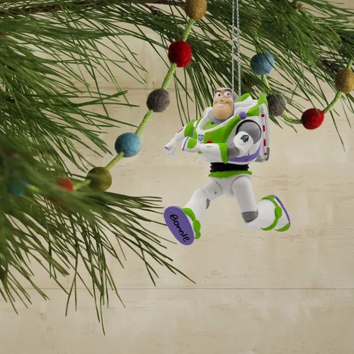 Vista 5 de Hallmark Adornos de Navidad, Disney/Pixar Toy Story Buzz Lightyear Ornamento