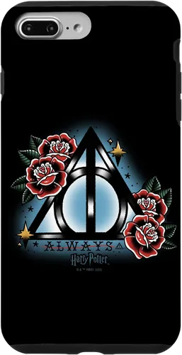 Vista 12 de iPhone 16 Harry Potter Always Deathly Hallows Symbol Floral Portrait Case