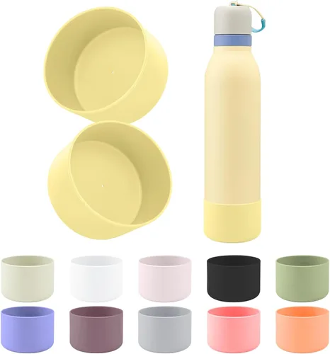 Vista 21 de 2 botas de silicona compatibles con Owala FreeSip Twist de 24 onzas Brisa helada