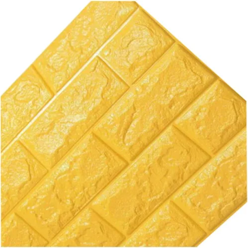 Vista 10 de Calcomanías de pared de ladrillo impermeables 3D de 27.56 x 11.81 pulgadas, paneles de pared autoadhesivos de espuma para TV, sala de estar