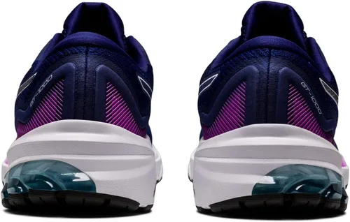Vista 6 de ASICS Tenis de correr GT-1000 11 para mujer, Mako BlueBarely Rose