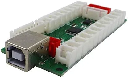 Vista 4 de Arcada USB Encoder PC PS3 Android PS3 Codificador Poder 5V Zero Delay Arcade Joystick Android Codificador