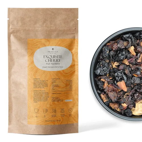 Vista 55 de Prime Tea Grandma's Fruit Basket – Exquisita fruta tisana, hojas sueltas orgánicas de primera calidad, deliciosa mezcla de té de hierbas, natural